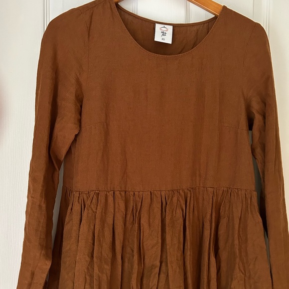 Son de Flor linen smock dress - Picture 2 of 4